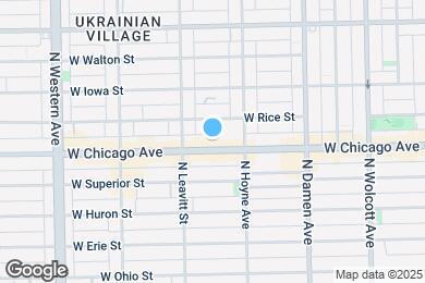 Map image of the property - 2130 W Chicago Ave