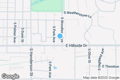 Map image of the property - 1402 S Woodlawn Ave