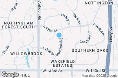 Map image of the property - 14106 Woodward St
