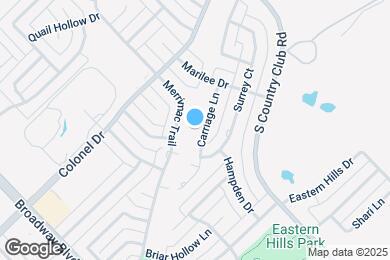 Map image of the property - 1409 Carriage Ln