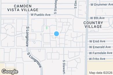 Map image of the property - 1406 W Emerald Ave