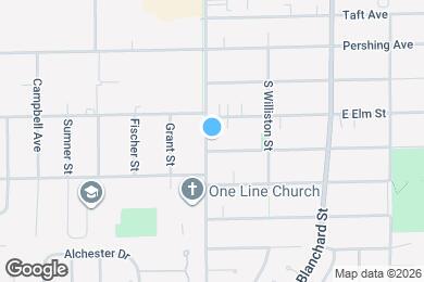 Map image of the property - 1119 S President St