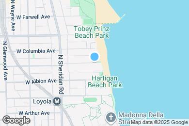Map image of the property - 1037 W North Shore Ave