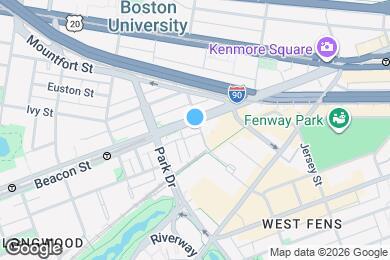Map image of the property - 847 Beacon St