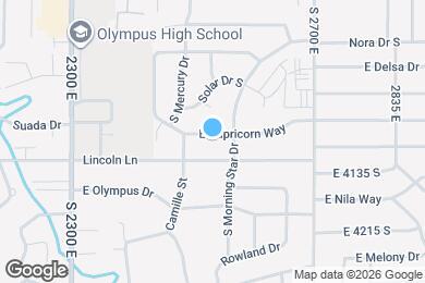 Map image of the property - 2532 E Capricorn Way