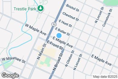Map image of the property - 141 E Maple Ave