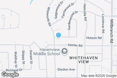 Map image of the property - 1459 Haverwood Ave