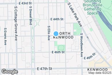 Map image of the property - 1023 E 45th St