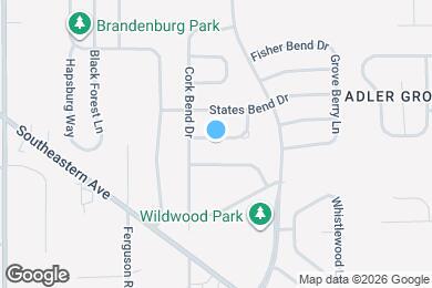 Map image of the property - 7913 States Bend Ln