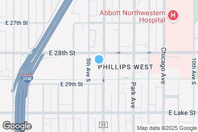Map image of the property - 2820 Portland Ave