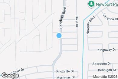 Map image of the property - 1001 Landing Blvd