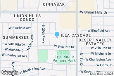Map image of the property - 18045 N 20th Dr