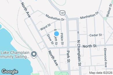 Map image of the property - 40 Blodgett St