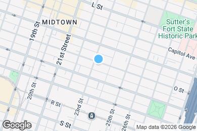 Map image of the property - 2310 1/2 O St