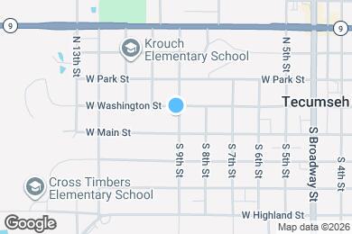 Map image of the property - 112 S 9th St