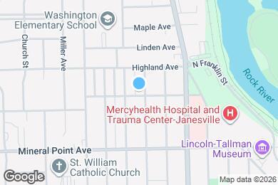 Map image of the property - 603 N Palm St