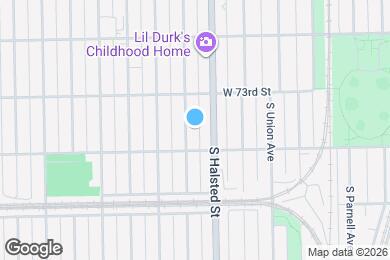 Map image of the property - 7337 S Green St