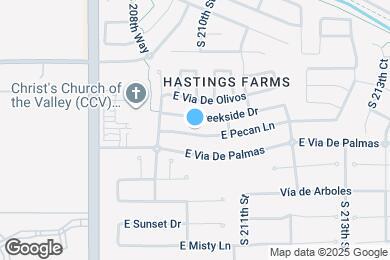 Map image of the property - 20998 E Pecan Ln