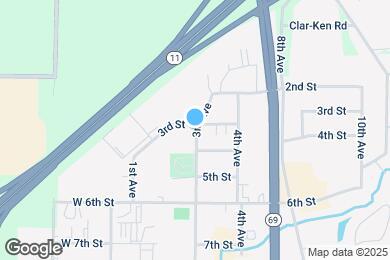Map image of the property - 221 NW 3rd Ave