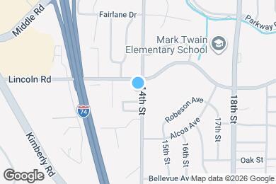 Map image of the property - 1326 14th St
