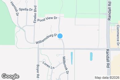 Map image of the property - 1470 Millbrook Dr