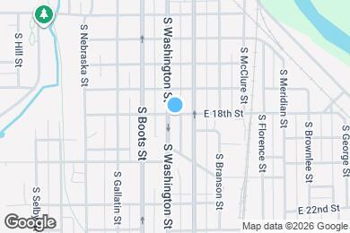 Map image of the property - 1801 S Washington St