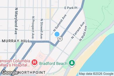 Map image of the property - 2533 N Lake Dr