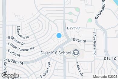 Map image of the property - 1618 S Turquoise Vista