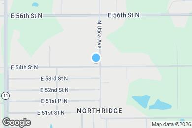 Map image of the property - 1645 E 54th St N