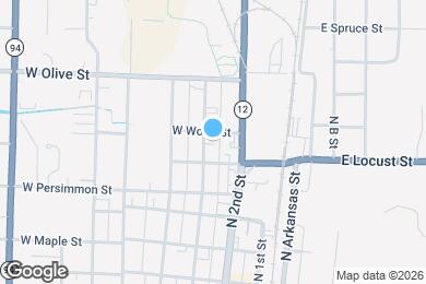 Map image of the property - 617 N 3rd St