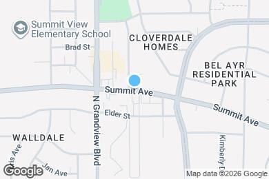 Map image of the property - 1510 Summit Ave