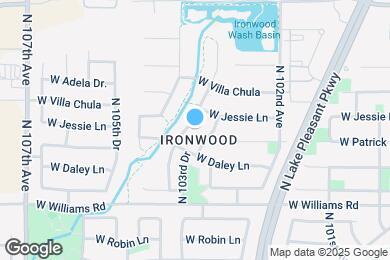 Map image of the property - 22851 N 103rd Ln