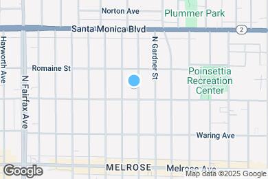 Map image of the property - 917 N Sierra Bonita Ave
