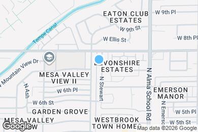Map image of the property - 730 N Stewart