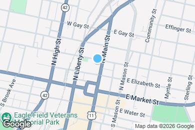 Map image of the property - Kavanaugh Apartments