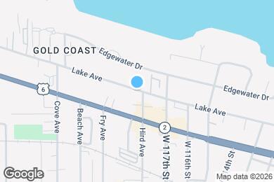 Map image of the property - 11811 Lake Ave