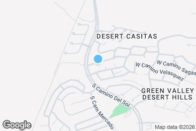 Map image of the property - 1501 W Calle Mendoza