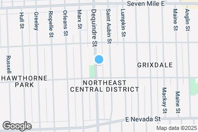 Map image of the property - 18548 Dequindre St