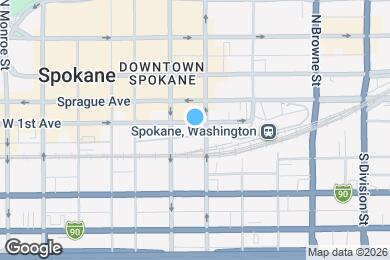 Map image of the property - 401 W 1st Ave