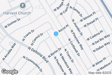 Map image of the property - 9452 N Travis Dr