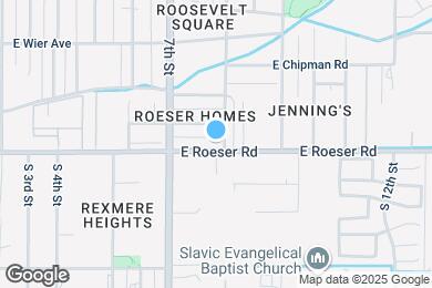 Map image of the property - 738 E Roeser Rd