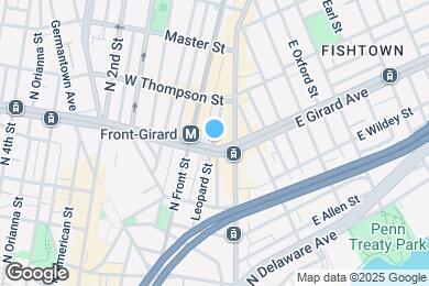 Map image of the property - 19 W Girard Ave