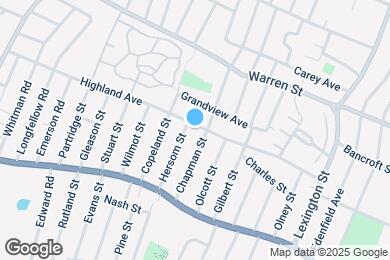 Map image of the property - 126 Highland Ave
