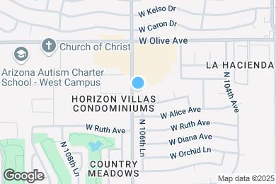 Map image of the property - 8804 N 106th Ln