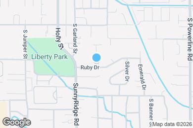 Map image of the property - 1619 Ruby Ct