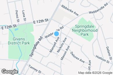 Map image of the property - 1142 Mansell Ave