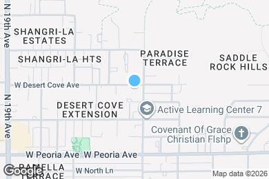 Map image of the property - 1515 W Desert Cove Ave