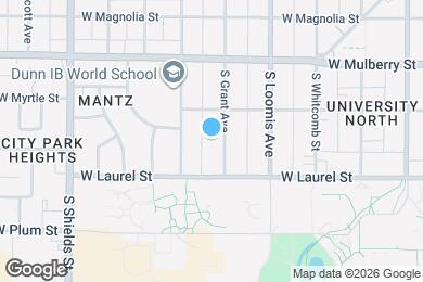 Map image of the property - 623 S Grant Ave