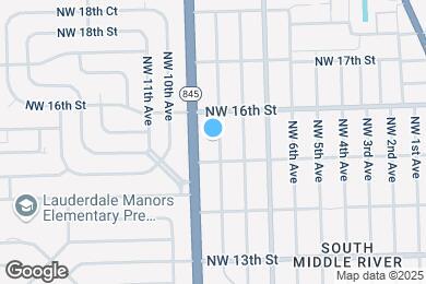 Map image of the property - 1517 NW 8th Ave