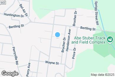 Map image of the property - 1331 Westhill Dr
